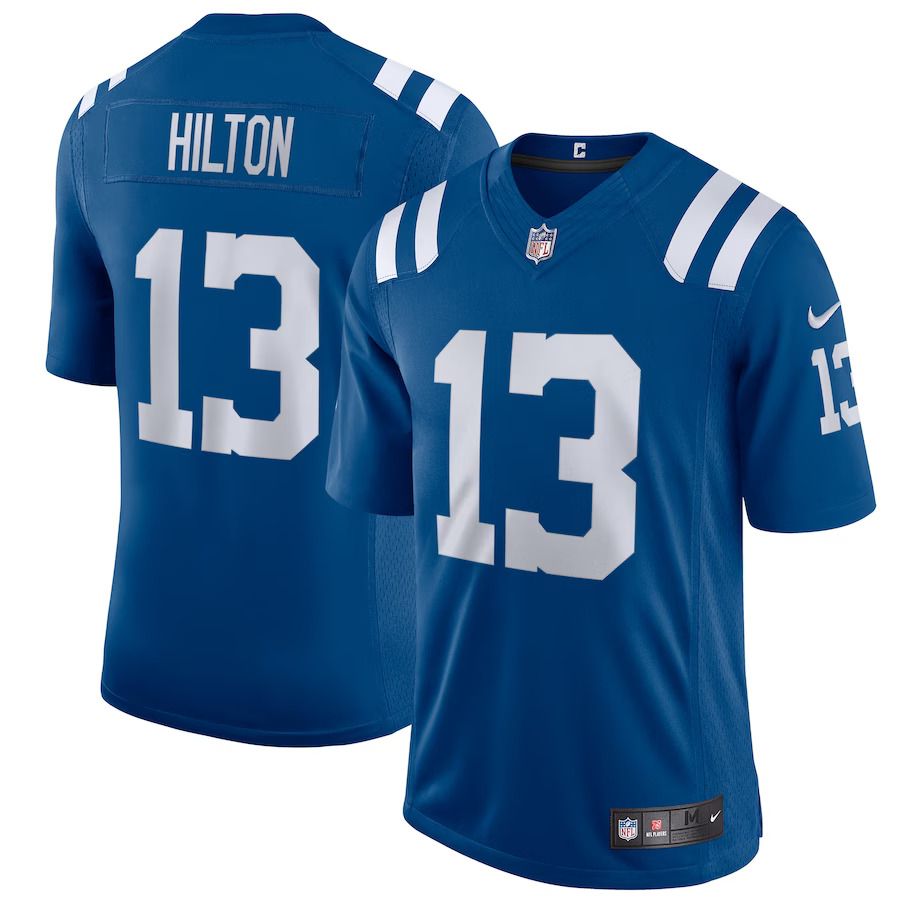 Men Indianapolis Colts #13 T.Y. Hilton Nike Royal Vapor Limited NFL Jersey->indianapolis colts->NFL Jersey
